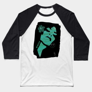 Divine Feminine Goddess of Water Baseball T-Shirt